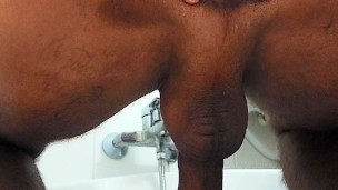Huge 41 cm horse dildo anal gape