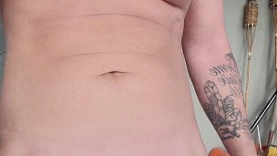 Cumshot in Morning Sun