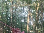 self bondage in the wood