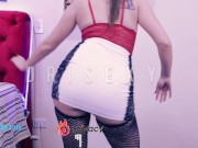 safada cheia de tesão faz strip tease e mete dildo no cuzuinho apertadinho | Dri Sexy PT 1 2/16