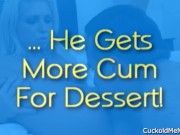 Creampie eating cuckolds Compilation of their Hot Wives fucking and sucking BBC Interracial sex pegging sissy strapon play 14/16