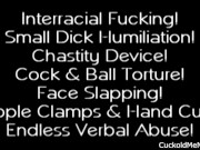 Creampie eating cuckolds Compilation of their Hot Wives fucking and sucking BBC Interracial sex pegging sissy strapon play 16/16