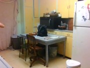 dj molly in kitchen mpv smoking cig. lindsey sterling 11/16