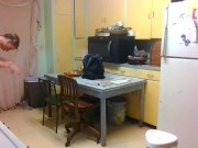 dj molly in kitchen mpv smoking cig. lindsey sterling 12/16