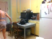 dj molly in kitchen mpv smoking cig. lindsey sterling 14/16