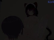 Inui Toko and I have intense sex in the bedroom. - Nijisanji VTuber Hentai 12/16