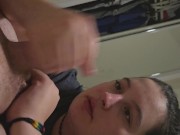 Jerking Daddys cock until he cums 3/16