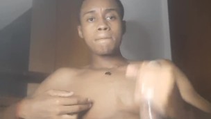 turn on the ring and turn off the lights, i need my space to masturbate my big black cock