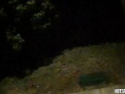 Sexy Girl with Beautiful Pussy Walks naked in a Public Street with people watching