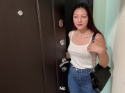 Best Friends Boyfriend Ripped Jeans And Rough Fuck Me When She Was Late At Work! Huge Cum On My Body 1/16