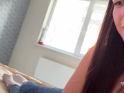 Best Friends Boyfriend Ripped Jeans And Rough Fuck Me When She Was Late At Work! Huge Cum On My Body 4/16