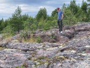 Секс секс на камнях, красивая девушка на природе 1/16