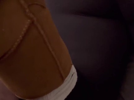 Gave Roommate a Shoejob With Uggs