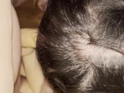 Lesbian Blowjob on Strap-on