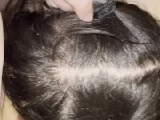 Lesbian Blowjob on Strap-on 9/16