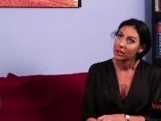 Voyeur CFNM MILF in heels n stockings teases jerker till cum 5/16