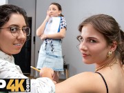 VIP4K. Lesbians is a perfect work break for these office whores