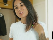 Stepsister Couldn't Resist Stepbrother's Morning Boner 1/16