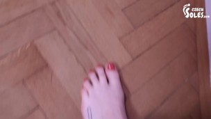 Giantess Didi's feet totally own batman (POV trampling, stomping, foot domination, femdom, giantess)