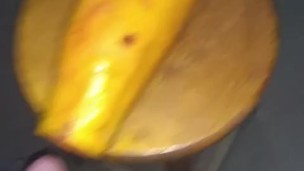 A PELO COGIENDO CON UNA PAPAYA (FETICHE DE LA FRUTA) 🍑🍌