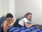 MI MEJOR AMIGO ME AYUDA CON MI TAREA, HACEMOS COSAS SUCIAS 3/16