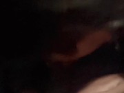 Gave a guy I met in the club a blowjob in his car and swallowed every drop of his cum 7/16