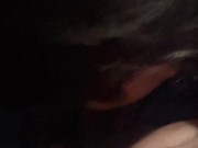 Gave a guy I met in the club a blowjob in his car and swallowed every drop of his cum 8/16