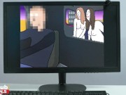 FAKEhub Originals - Horny Latina student needs anal sex from her nerdy black housemate distracted by the Fake Taxi video game 16/16