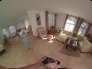 Italian pornstar Rebecca Volpetti gets her needy pussy dicked hard in Virtual Reality 7/16