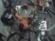 Strap On Stories - Daily PEGGING Day 98 Gyno Chair BJ While getting PEGGED. 6 POV's 4K. HD.