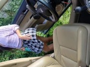 Multiple ORGASMS in my car # Watch and TOY Real Orgasm masturbation