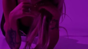 naughty babe teases right on camera