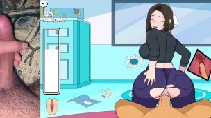 Mi hijastra hace que me la folle en la sala