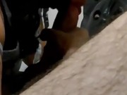 The real cuckold fun in a threesome with her wife