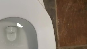 Solo Stroking in bathroom at work! Boss is pissed!