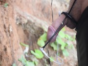 Crazy public sounding my cock 6/16