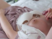 【無修正】可愛い制服でねっとりフェラ。きんたま舐め手コキ。 14/16