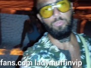 Masturbándose en el paseo marítimo de Tenerife 16/16