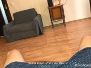 POV: Сексуальная подруга подставила плечи и киску в трудную минуту(with subs) 1/16