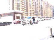 DEBT4k. Collector submits to blond hottie during affair in the bedroom 2/16