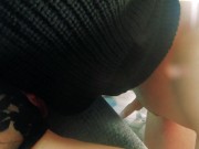 She's fucking like a pro ! Amateur wife pegs husband on vacation, double cumshot prostate orgasm 7/16