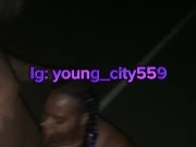 Sloppy blowjob at the basketball court 13/16