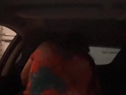 tight teen pussy getting a nice Creampie in the car 3/16