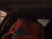 tight teen pussy getting a nice Creampie in the car 5/16