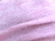 【完全主観】剛毛素人が陰毛はみ出すパンツの上からおまんこぐちゅぐちゅオナニー♡濡れ染みついちゃう【個人撮影】 14/16