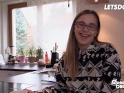 Brunette Selvaggia Fingers & Toys Her Twat To Reach Orgasm After Interview - LETSDOEIT 7/16