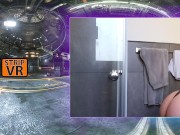 ANAL Babe bends over and pushes a toy into her ass in the SPACE PORT on StripVR 1/16