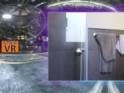 ANAL Babe bends over and pushes a toy into her ass in the SPACE PORT on StripVR 11/16