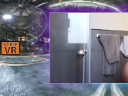 ANAL Babe bends over and pushes a toy into her ass in the SPACE PORT on StripVR 13/16