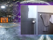 ANAL Babe bends over and pushes a toy into her ass in the SPACE PORT on StripVR 14/16